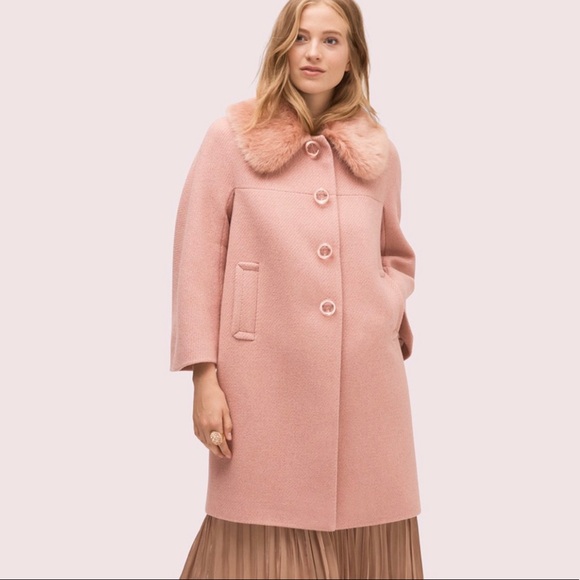 Kate Spade Metallic Twill Coat - Picture 1 of 3